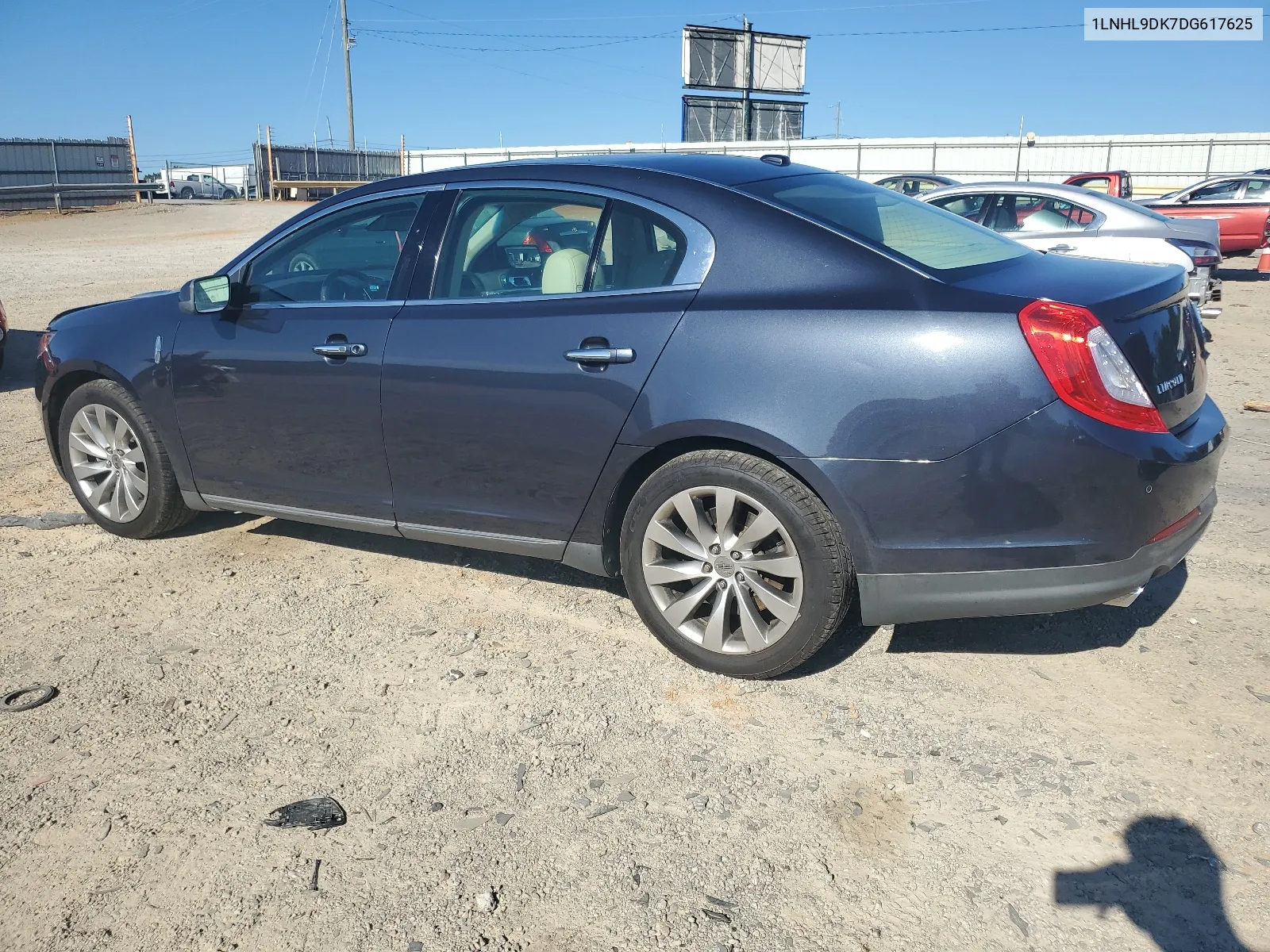 2013 Lincoln Mks VIN: 1LNHL9DK7DG617625 Lot: 62054664