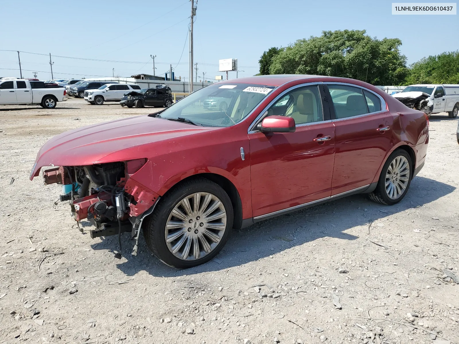 2013 Lincoln Mks VIN: 1LNHL9EK6DG610437 Lot: 62932724