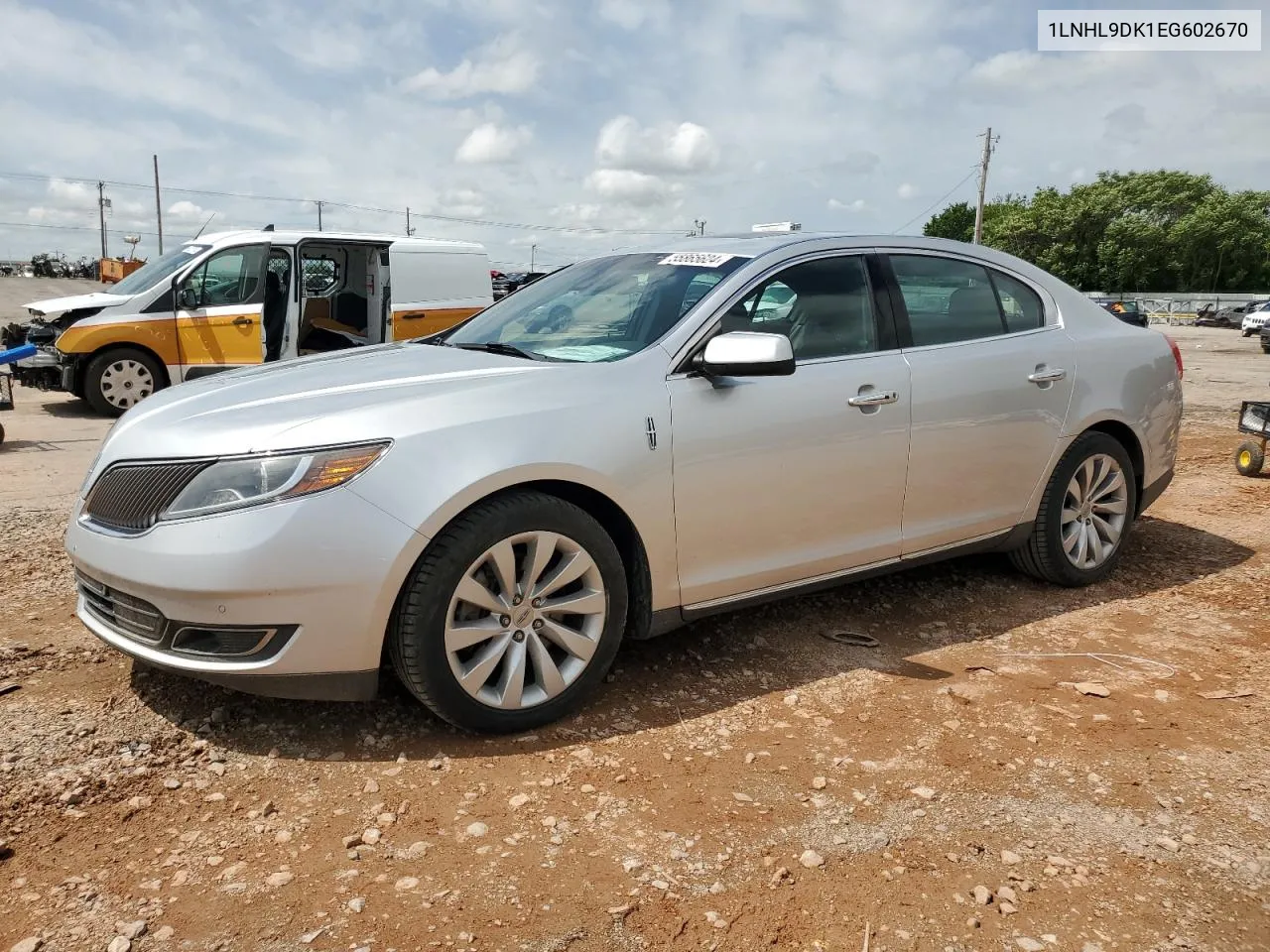 2014 Lincoln Mks VIN: 1LNHL9DK1EG602670 Lot: 55865624