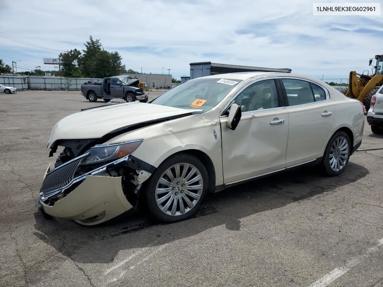 2014 Lincoln Mks VIN: 1LNHL9EK3EG602961 Lot: 61485334