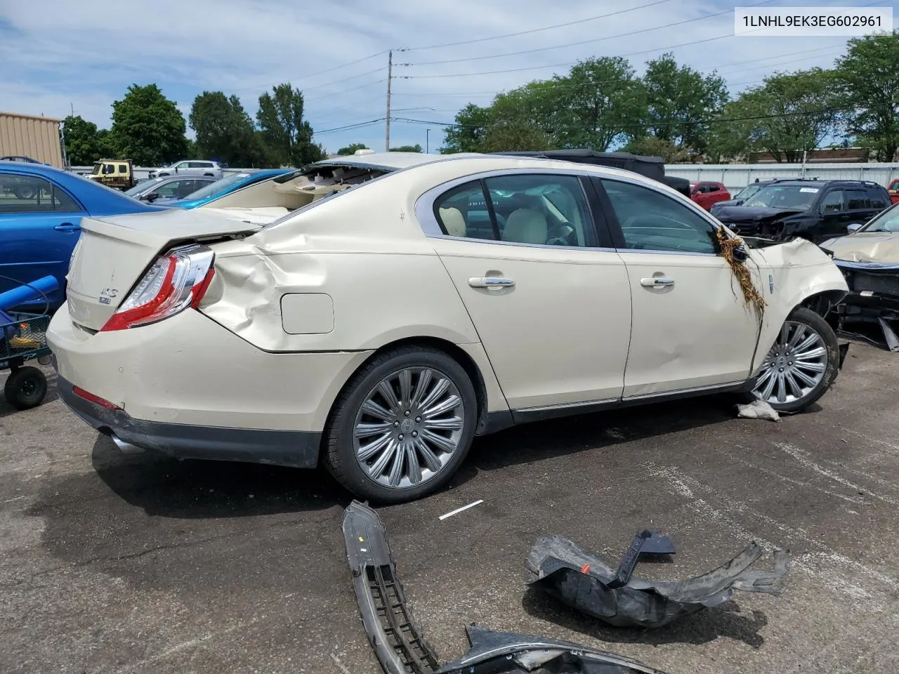 2014 Lincoln Mks VIN: 1LNHL9EK3EG602961 Lot: 61485334