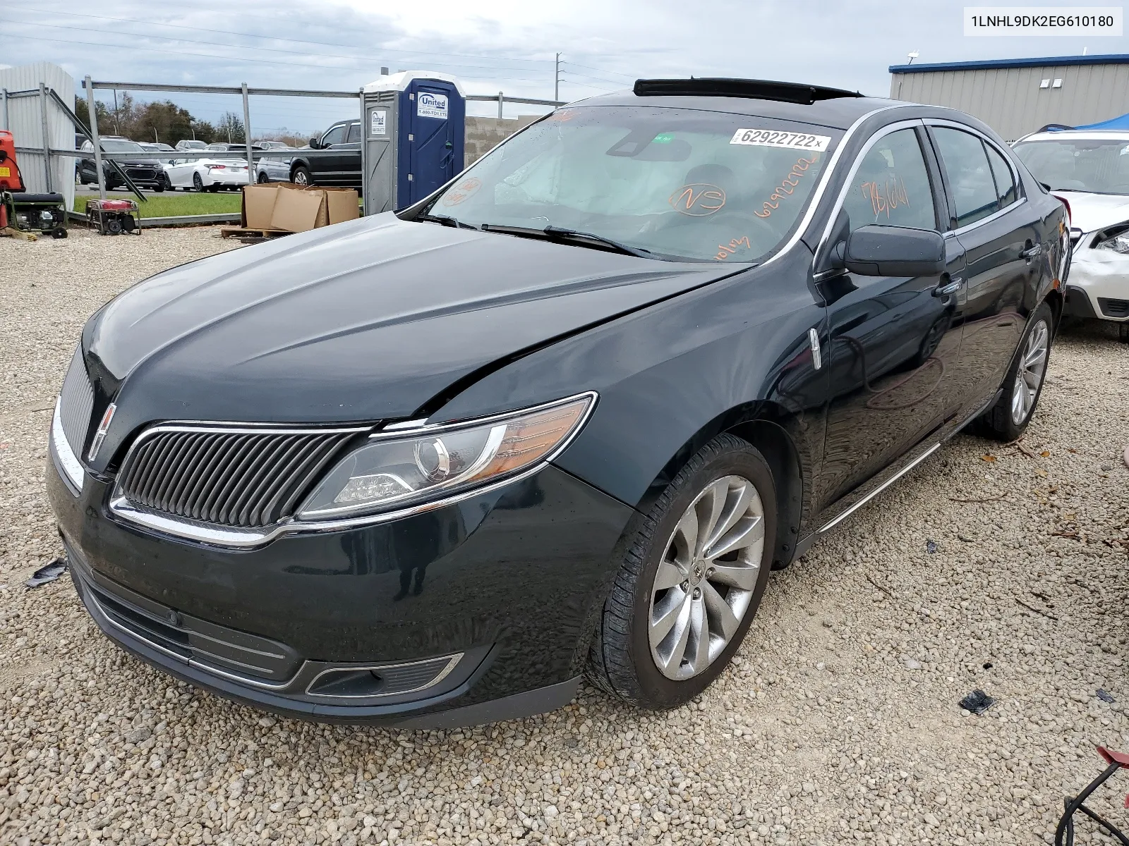 2014 Lincoln Mks VIN: 1LNHL9DK2EG610180 Lot: 62922722