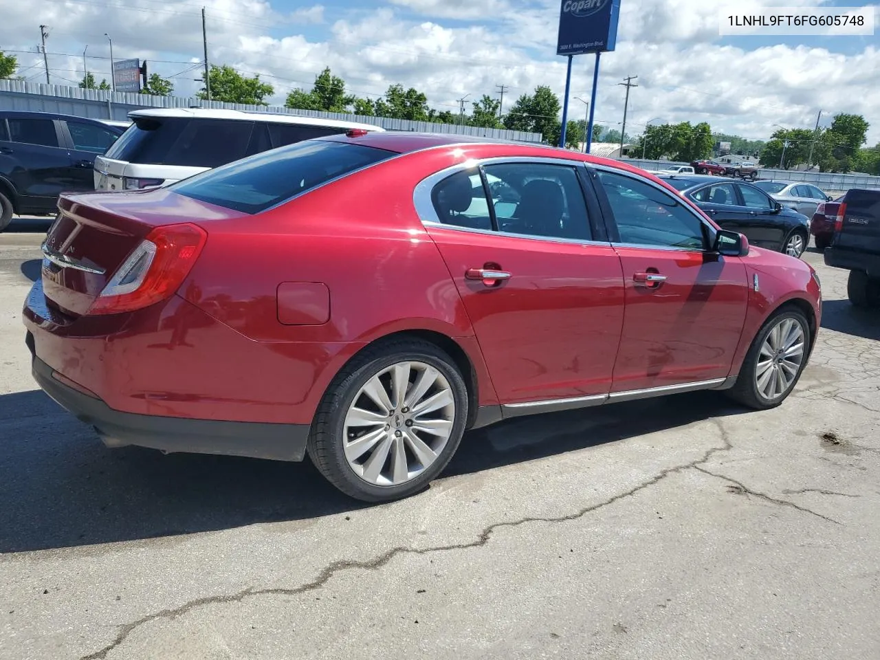 2015 Lincoln Mks VIN: 1LNHL9FT6FG605748 Lot: 56580644