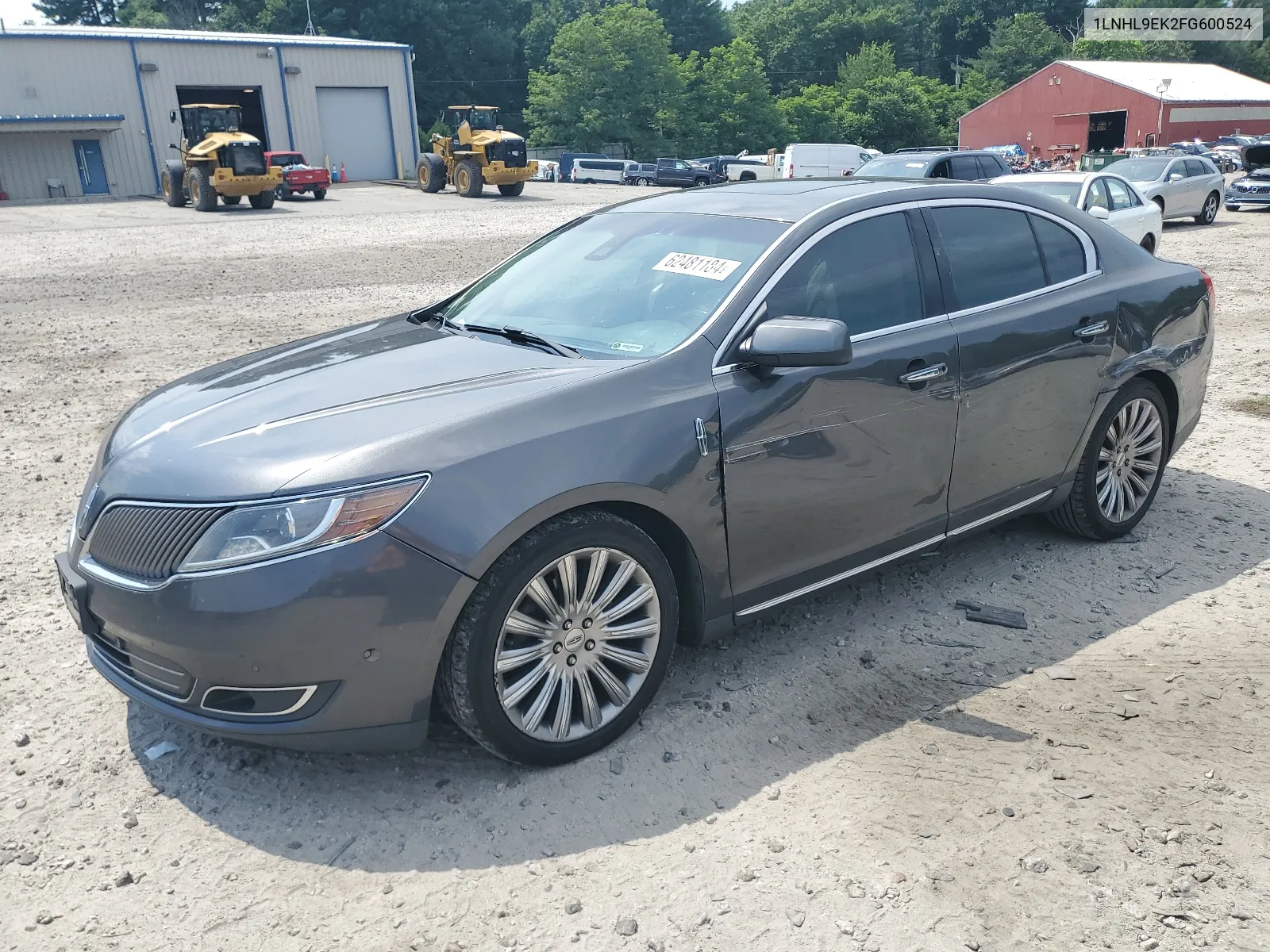 2015 Lincoln Mks VIN: 1LNHL9EK2FG600524 Lot: 62481184