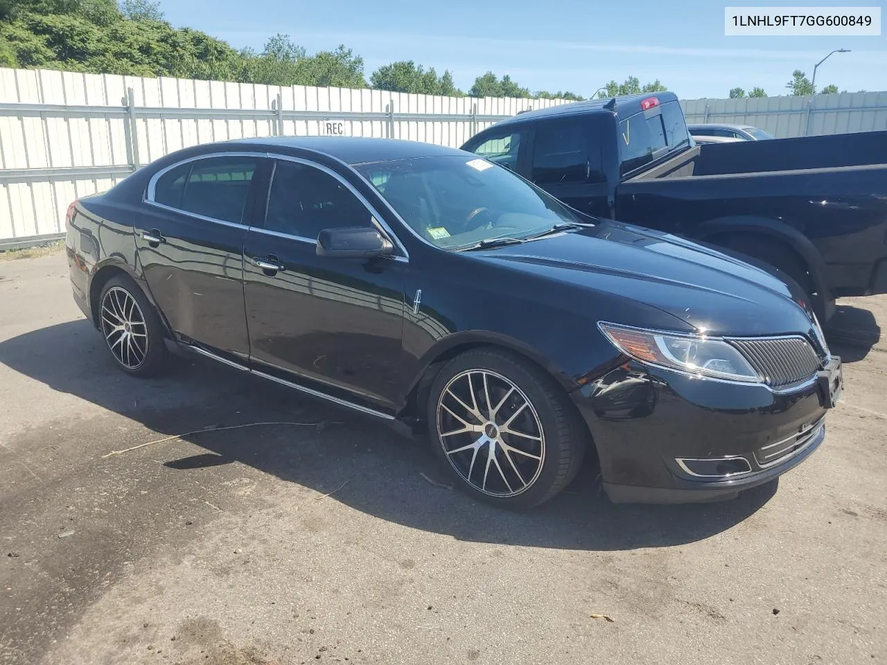 2016 Lincoln Mks VIN: 1LNHL9FT7GG600849 Lot: 61152104