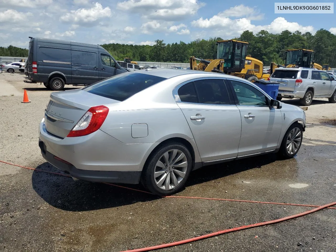 2016 Lincoln Mks VIN: 1LNHL9DK9GG601852 Lot: 62115214