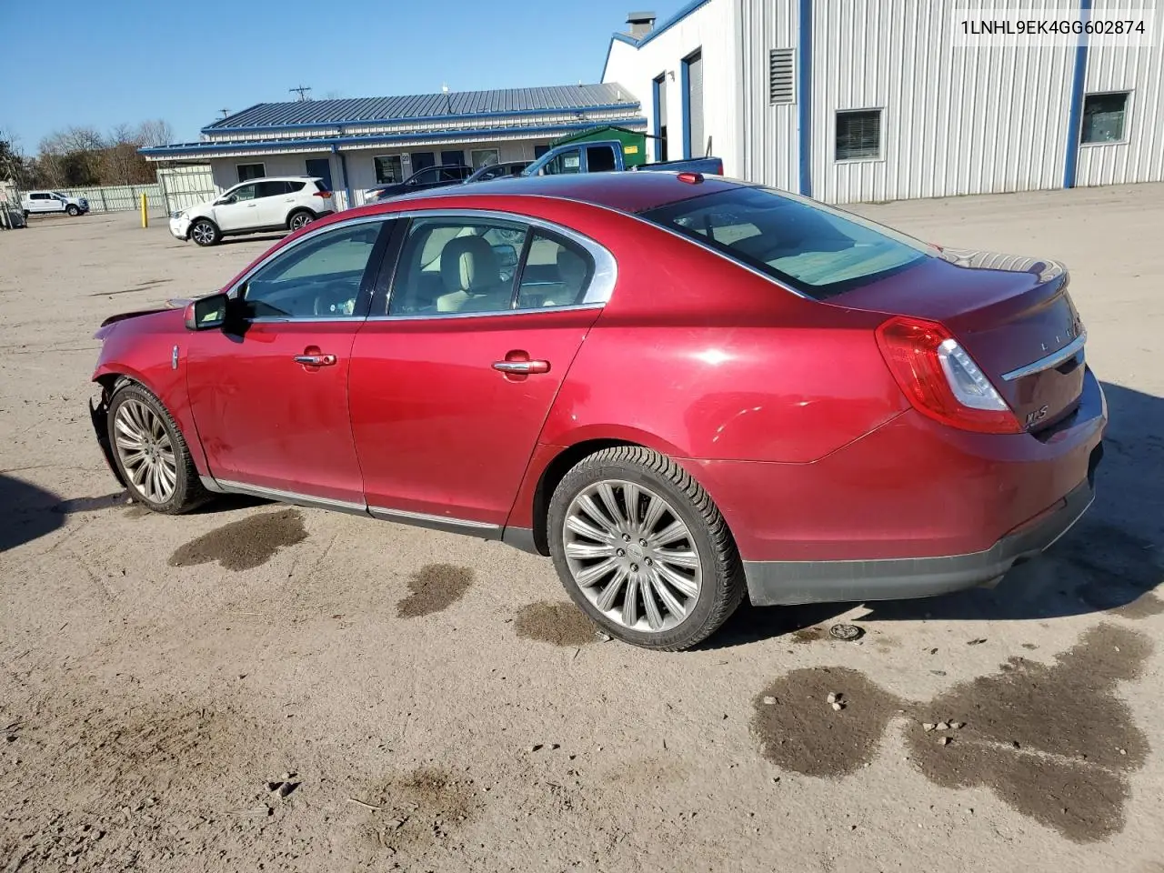 1LNHL9EK4GG602874 2016 Lincoln Mks