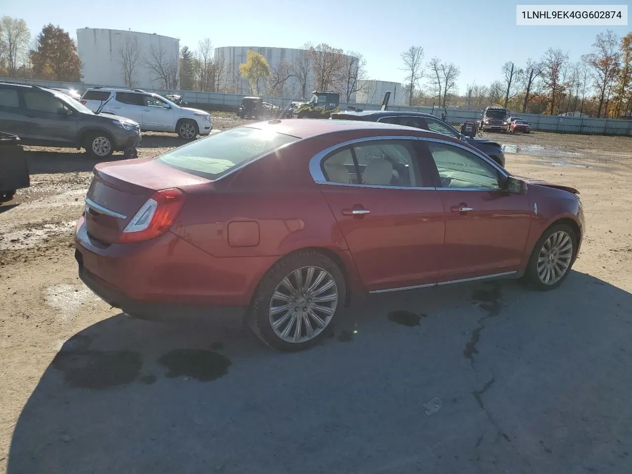 1LNHL9EK4GG602874 2016 Lincoln Mks