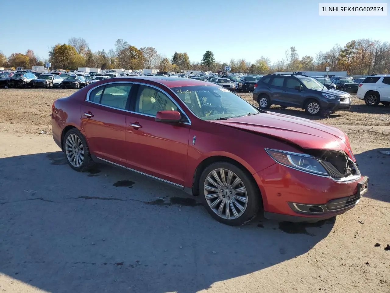 1LNHL9EK4GG602874 2016 Lincoln Mks