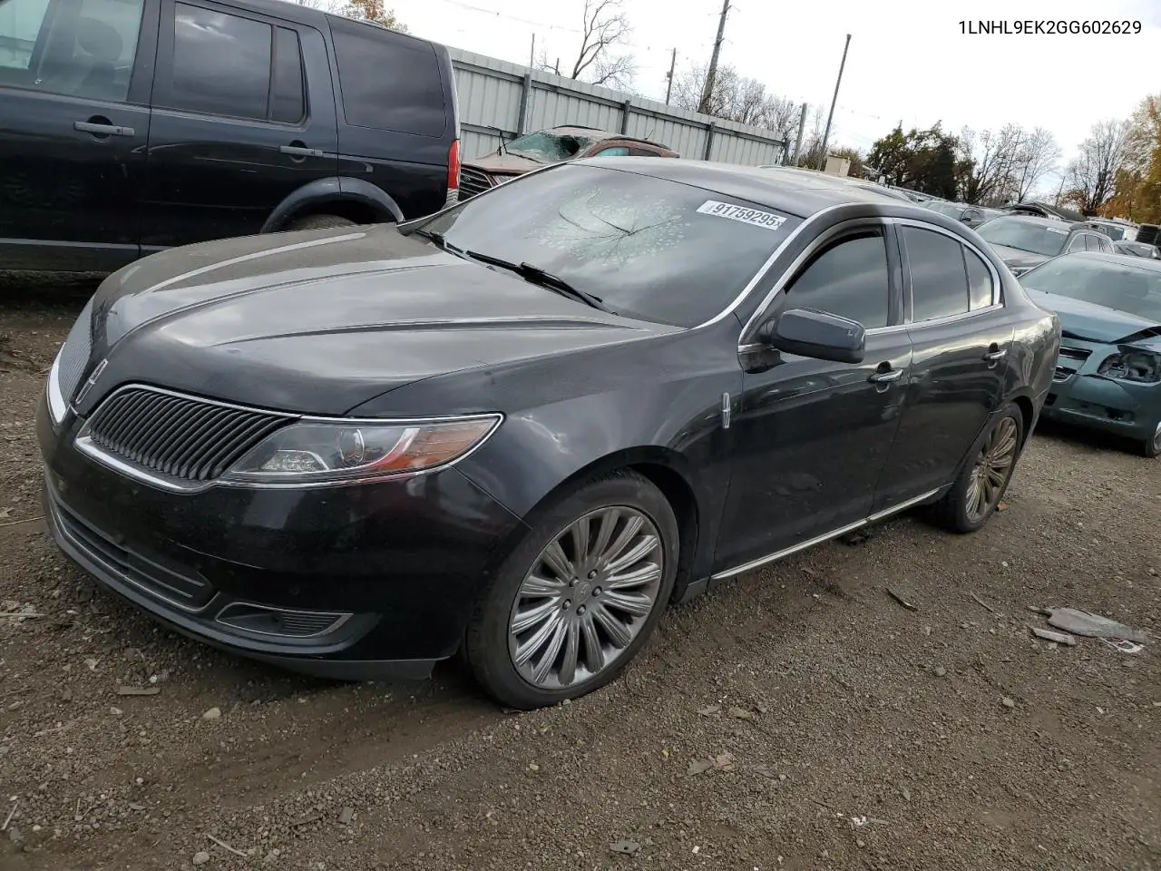 1LNHL9EK2GG602629 2016 Lincoln Mks