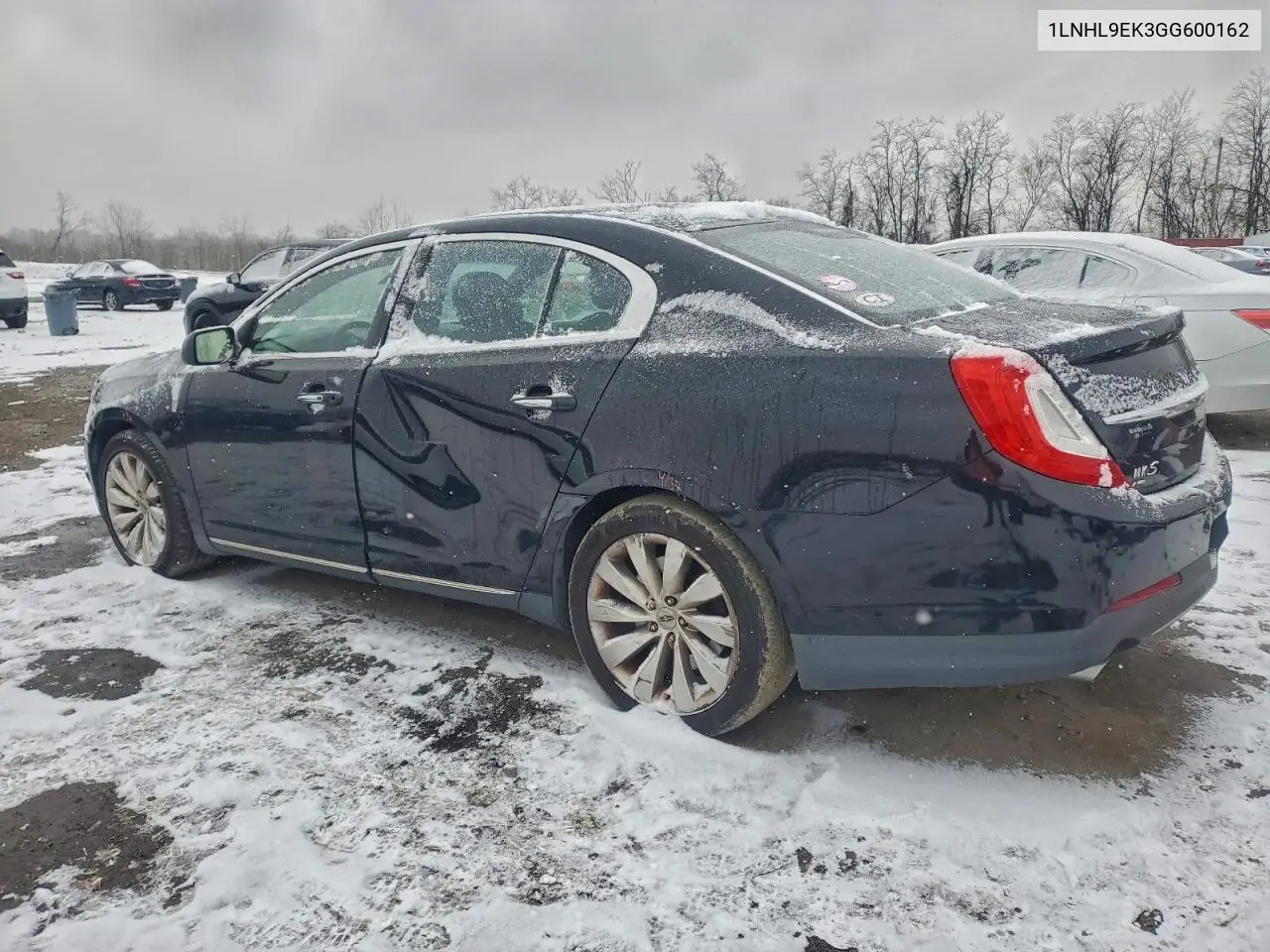 1LNHL9EK3GG600162 2016 Lincoln Mks