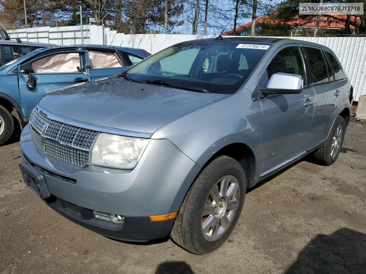 2007 Lincoln Mkx VIN: 2LMDU88C87BJ12718 Lot: 47370674