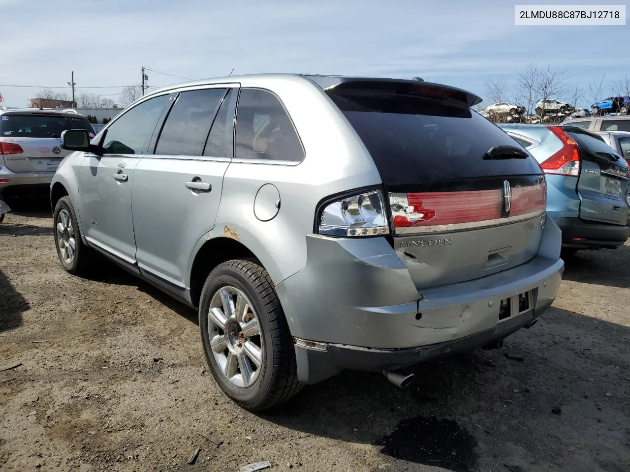 2007 Lincoln Mkx VIN: 2LMDU88C87BJ12718 Lot: 47370674