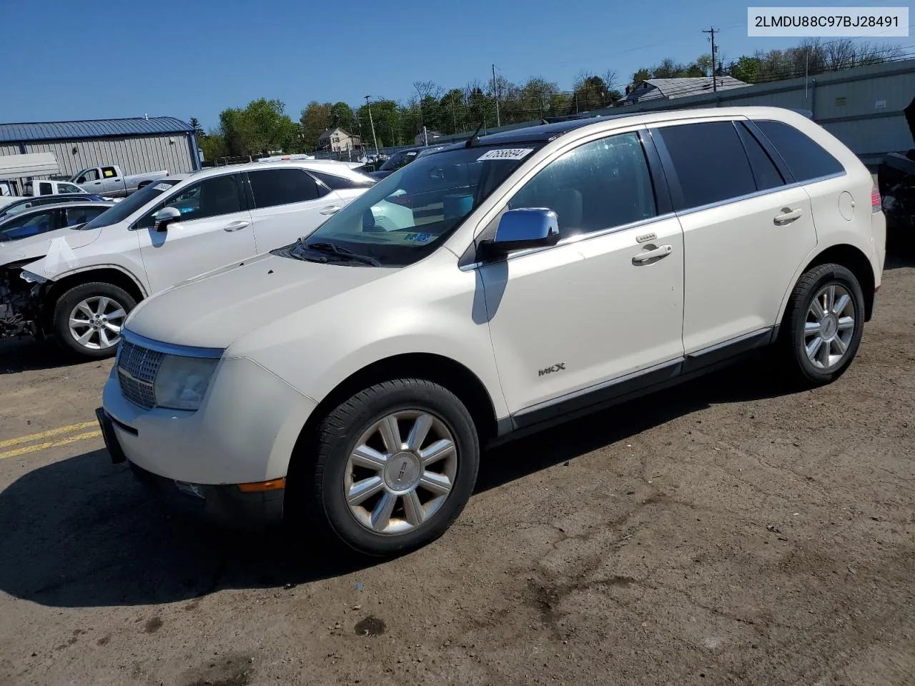 2007 Lincoln Mkx VIN: 2LMDU88C97BJ28491 Lot: 47658694