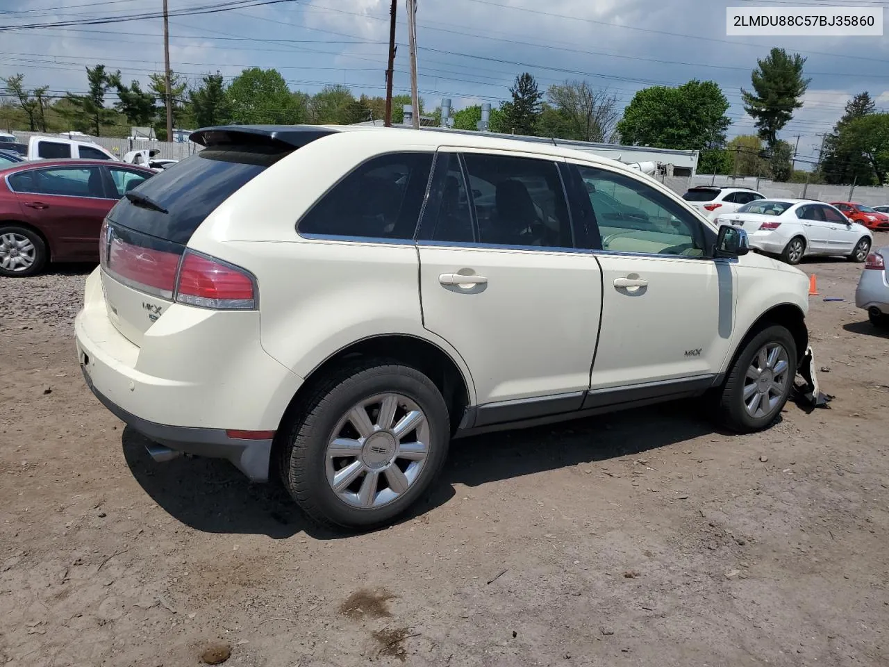 2007 Lincoln Mkx VIN: 2LMDU88C57BJ35860 Lot: 52334764