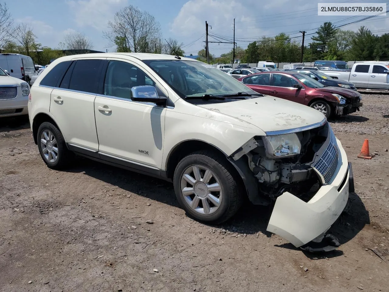 2007 Lincoln Mkx VIN: 2LMDU88C57BJ35860 Lot: 52334764