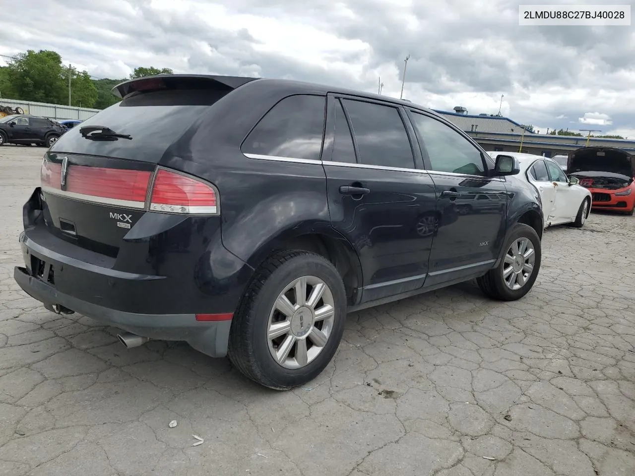 2007 Lincoln Mkx VIN: 2LMDU88C27BJ40028 Lot: 54022144