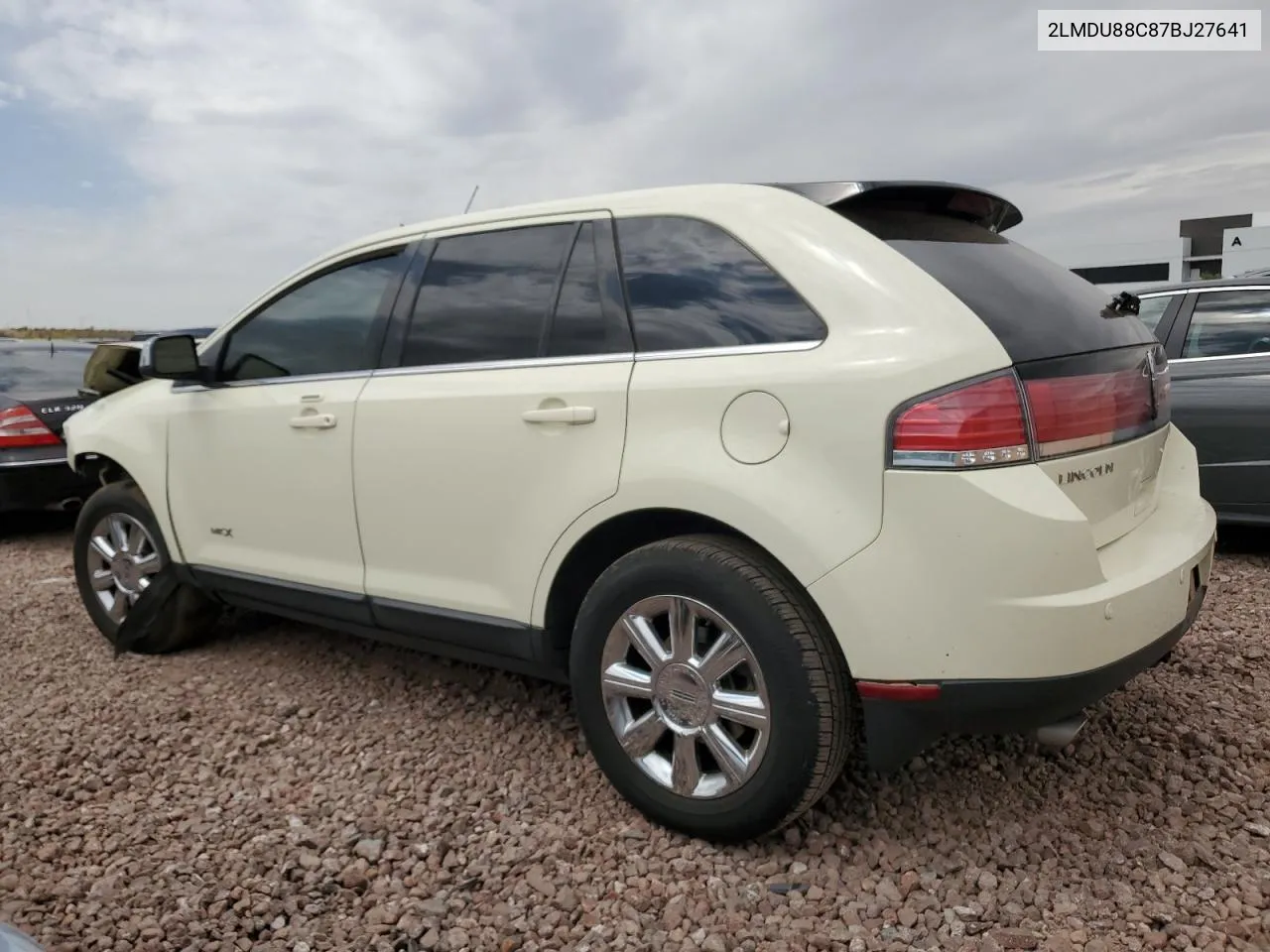 2007 Lincoln Mkx VIN: 2LMDU88C87BJ27641 Lot: 55128604