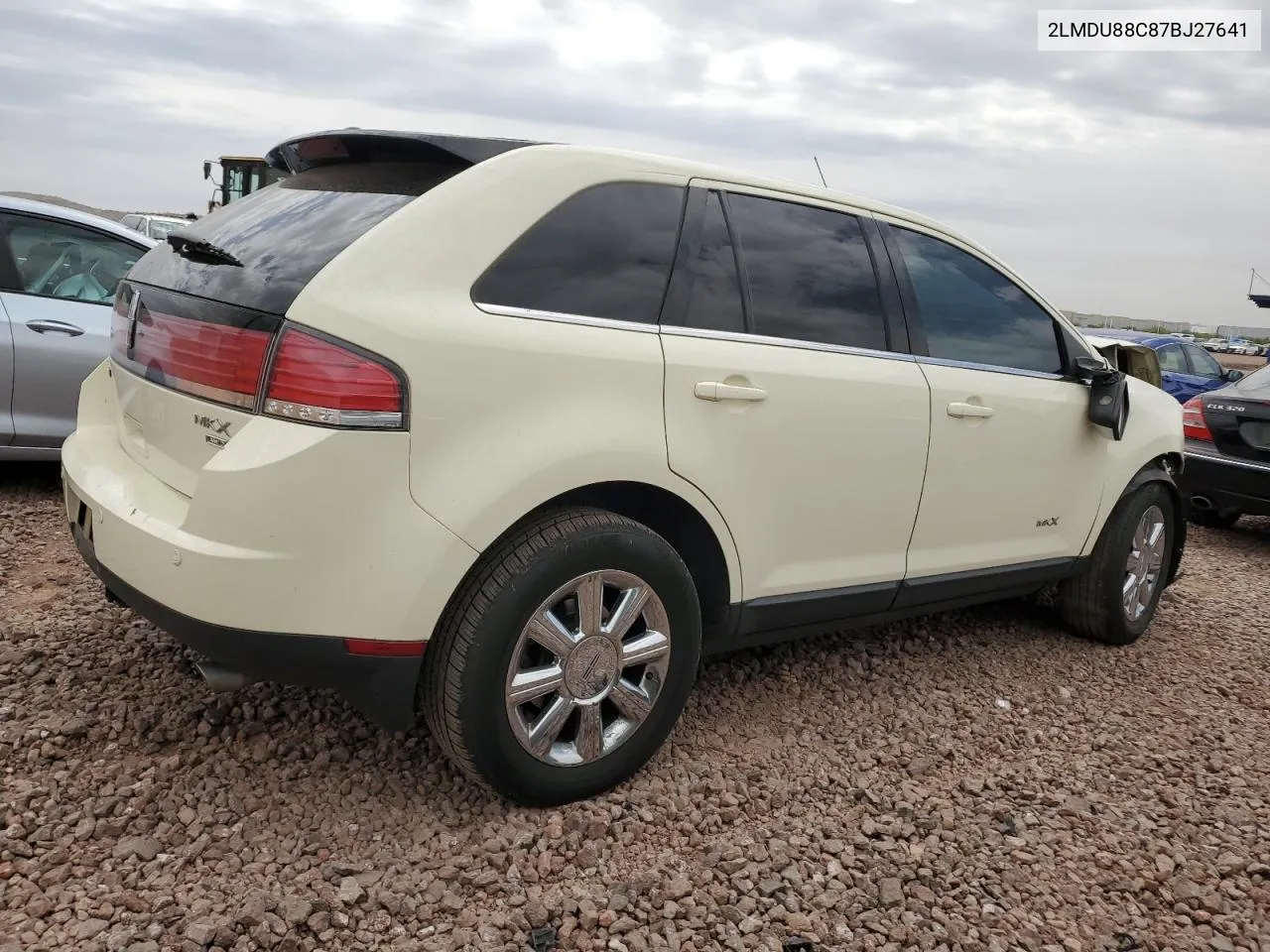 2007 Lincoln Mkx VIN: 2LMDU88C87BJ27641 Lot: 55128604