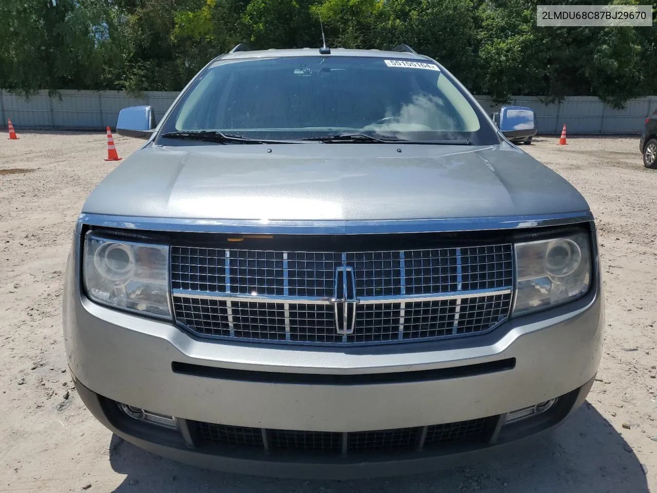 2007 Lincoln Mkx VIN: 2LMDU68C87BJ29670 Lot: 55155164