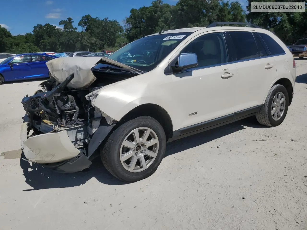 2007 Lincoln Mkx VIN: 2LMDU68C37BJ22643 Lot: 56035674