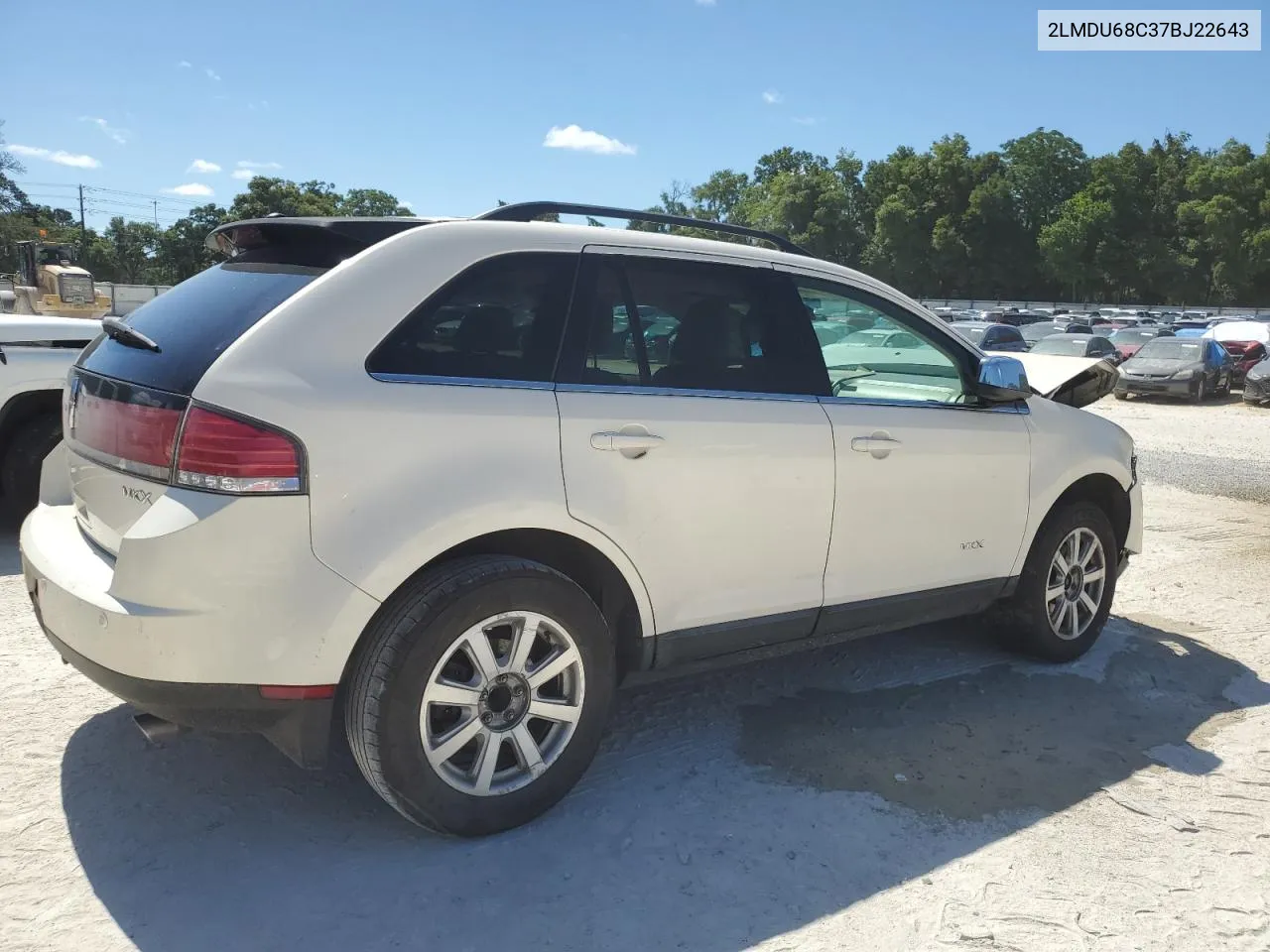 2007 Lincoln Mkx VIN: 2LMDU68C37BJ22643 Lot: 56035674