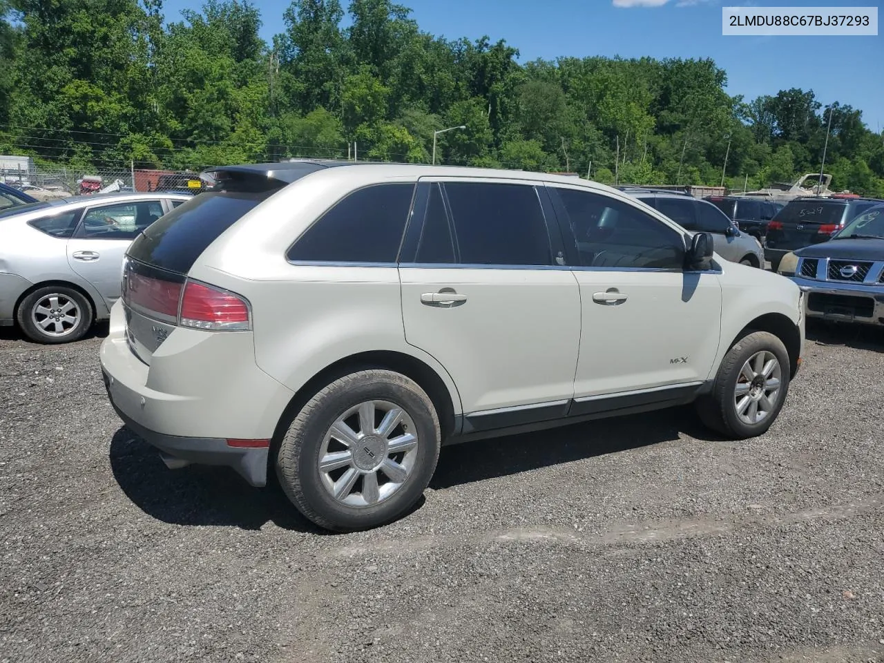 2007 Lincoln Mkx VIN: 2LMDU88C67BJ37293 Lot: 57054534