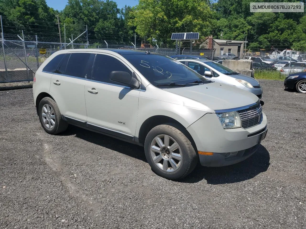 2007 Lincoln Mkx VIN: 2LMDU88C67BJ37293 Lot: 57054534