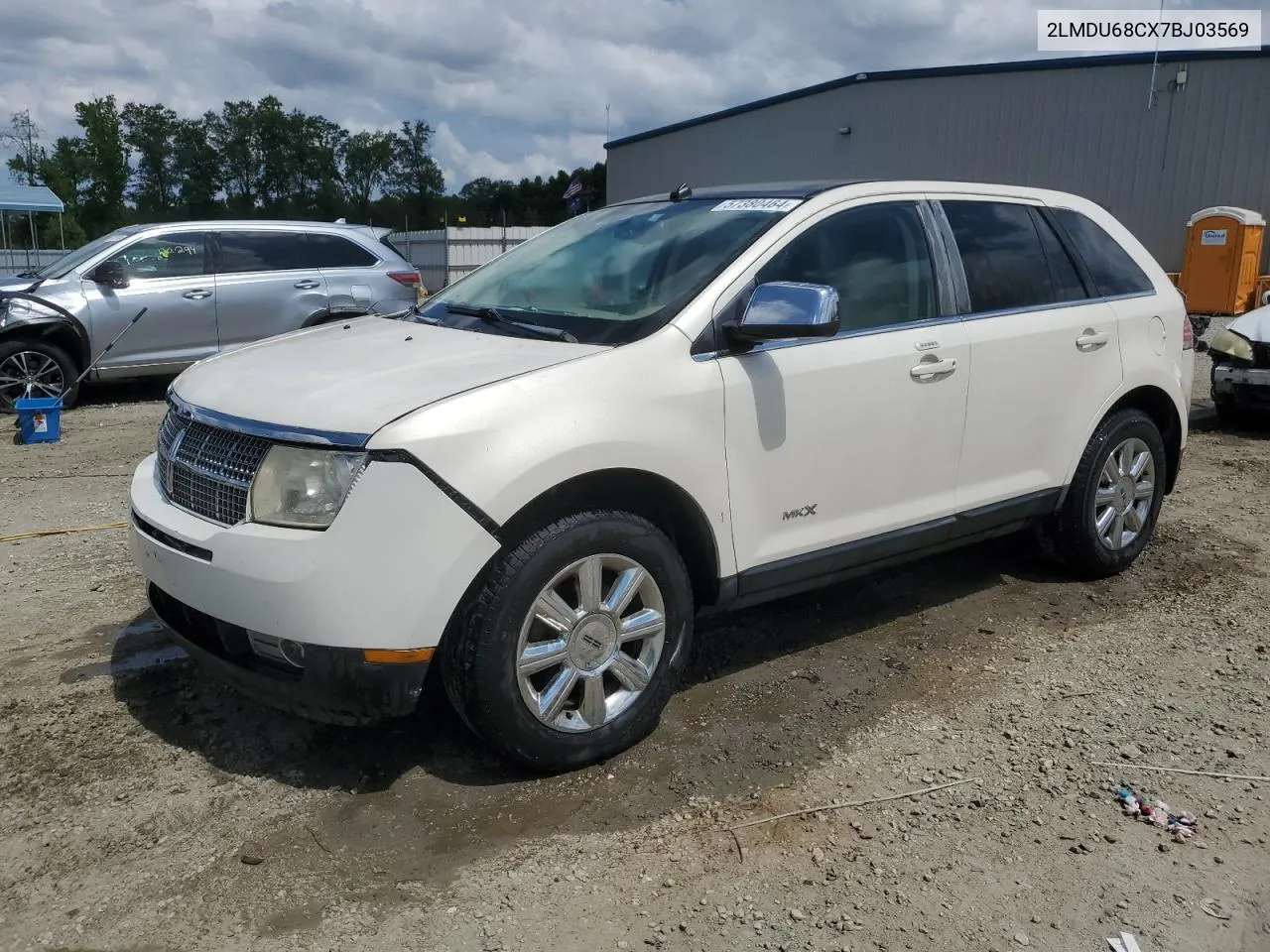 2007 Lincoln Mkx VIN: 2LMDU68CX7BJ03569 Lot: 57380464