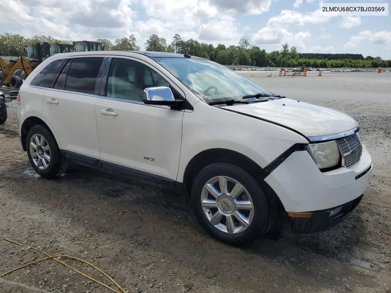 2007 Lincoln Mkx VIN: 2LMDU68CX7BJ03569 Lot: 57380464