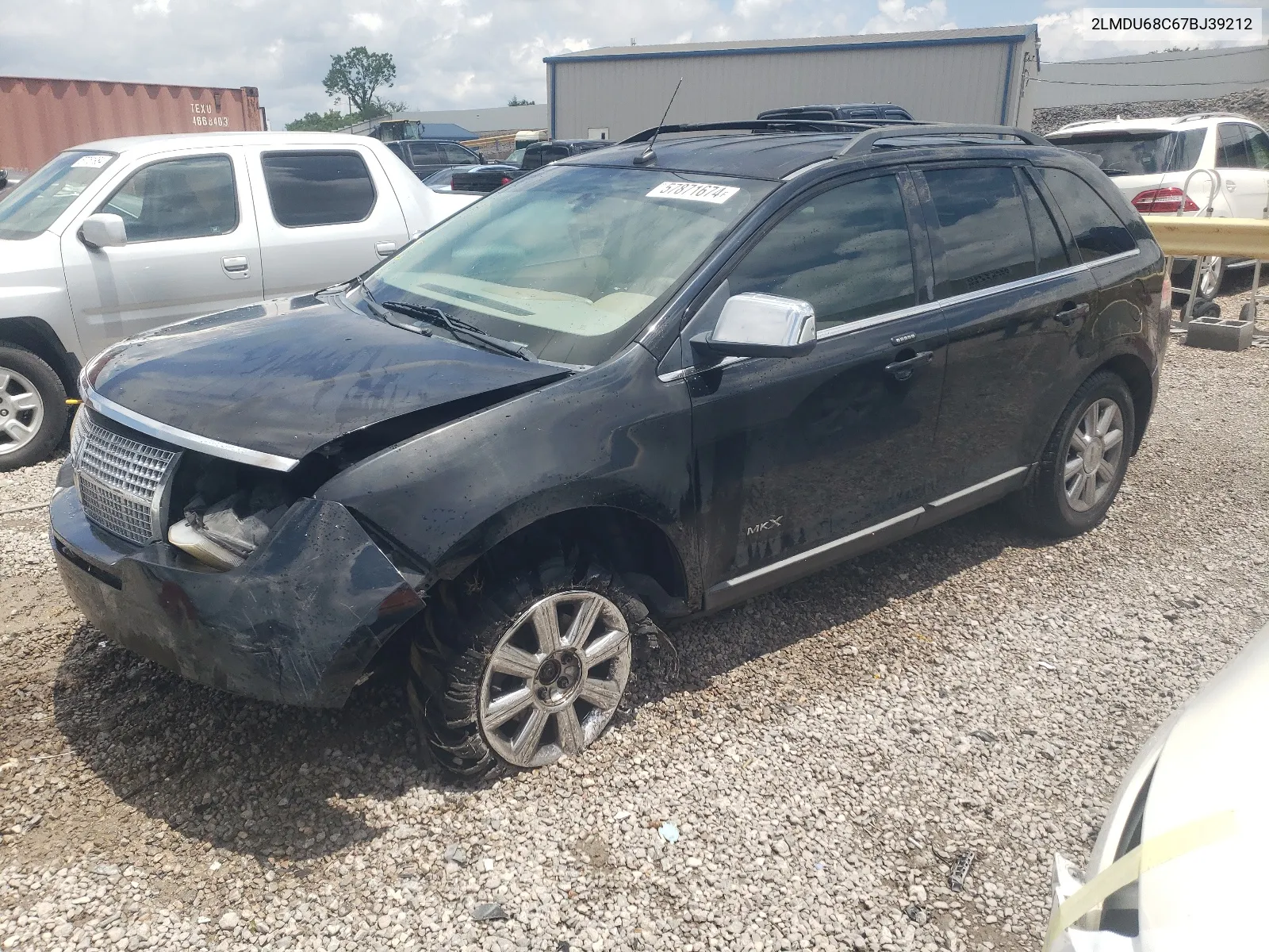 2007 Lincoln Mkx VIN: 2LMDU68C67BJ39212 Lot: 57871674