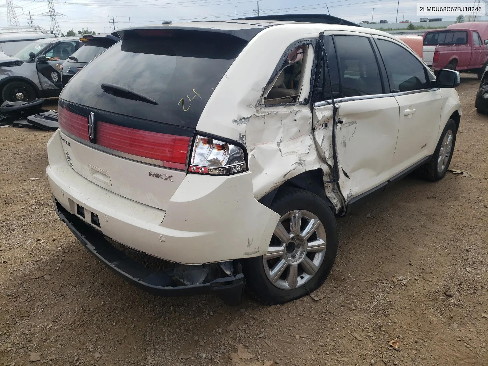 2LMDU68C67BJ18246 2007 Lincoln Mkx