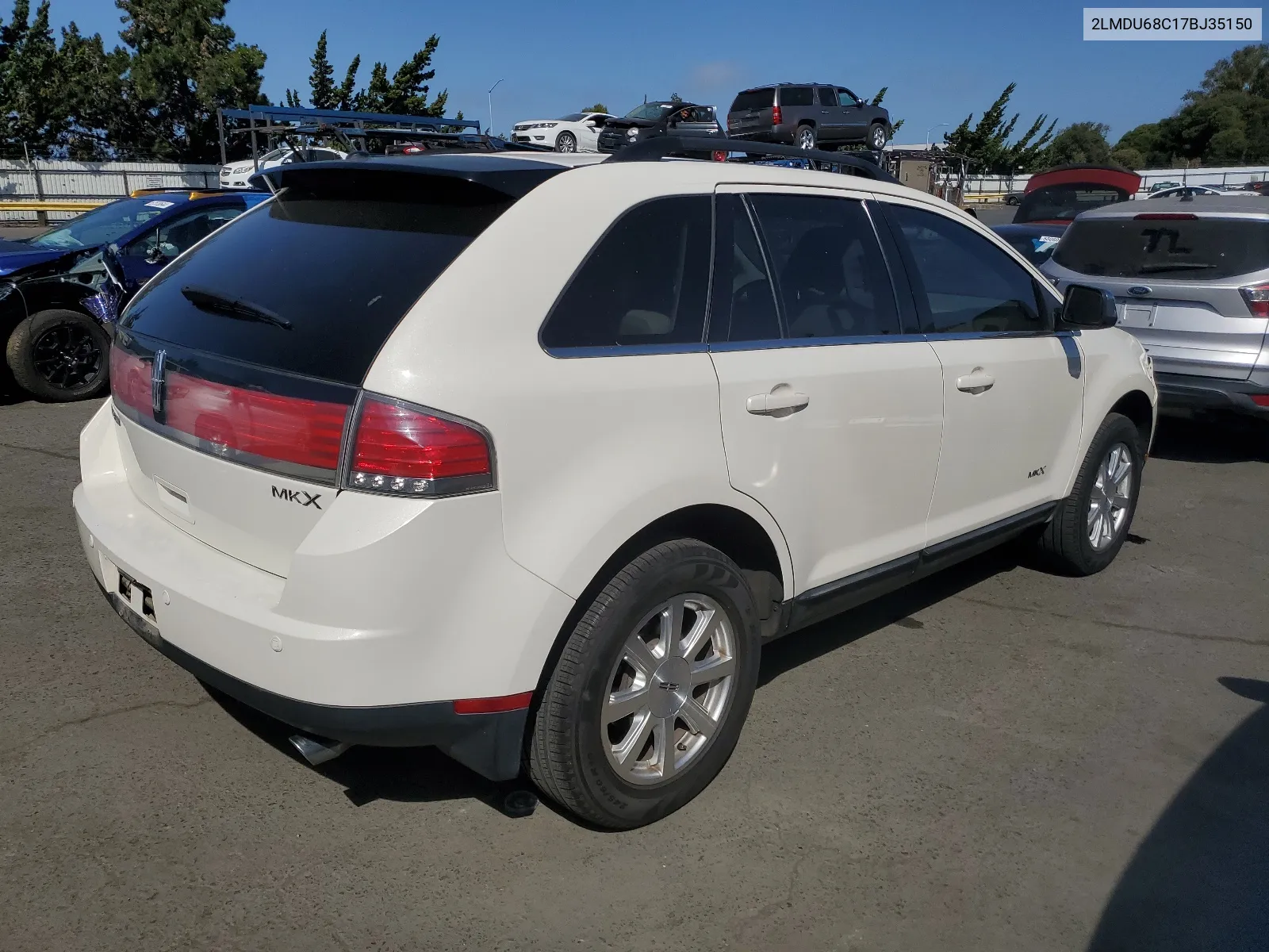 2007 Lincoln Mkx VIN: 2LMDU68C17BJ35150 Lot: 58337284