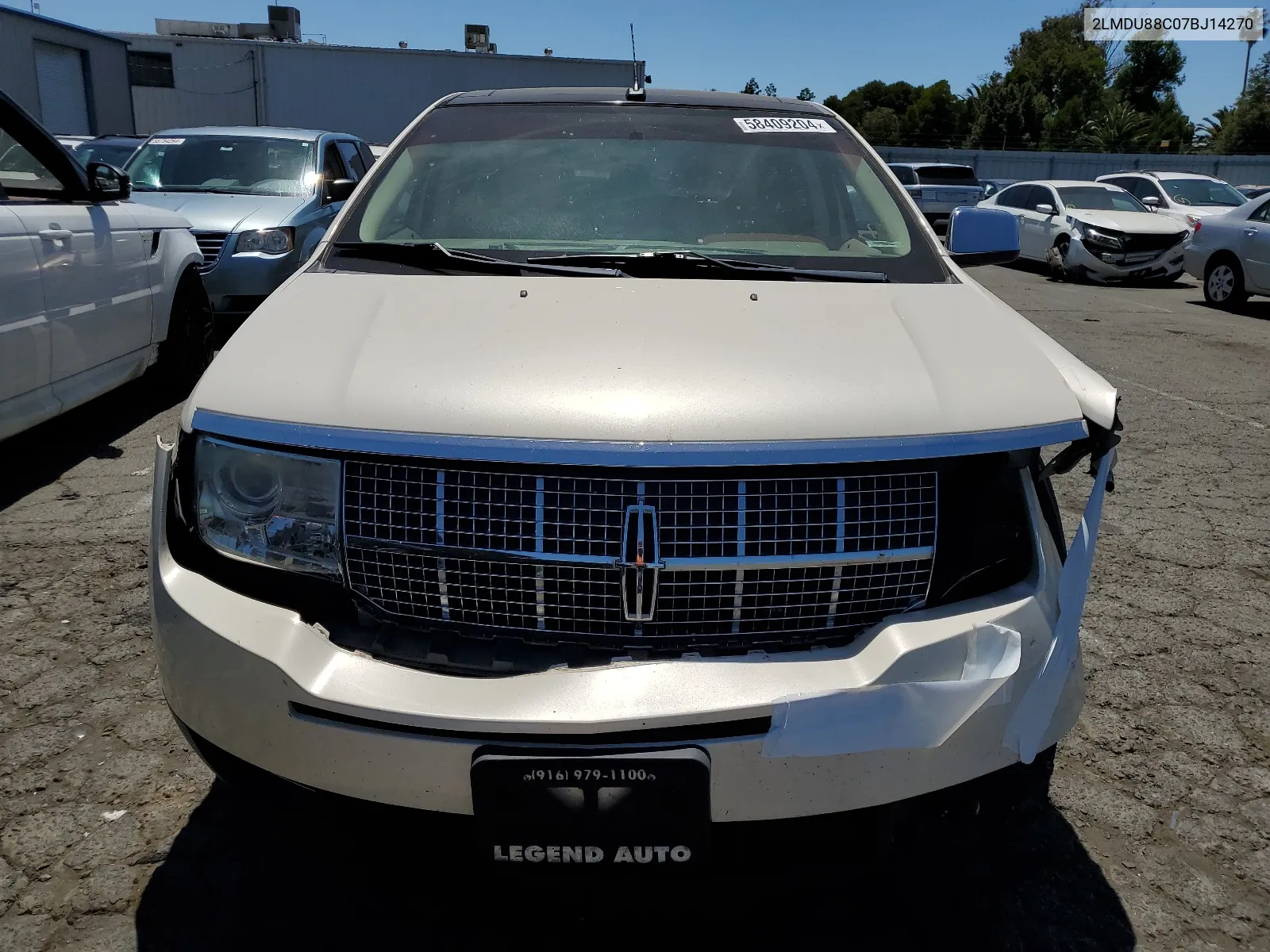 2LMDU88C07BJ14270 2007 Lincoln Mkx