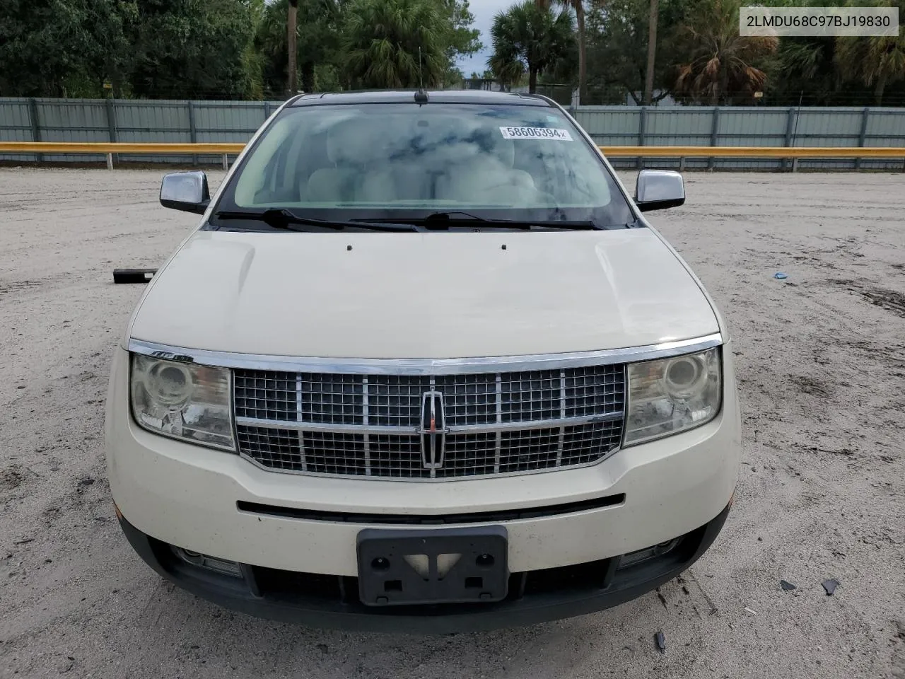 2LMDU68C97BJ19830 2007 Lincoln Mkx