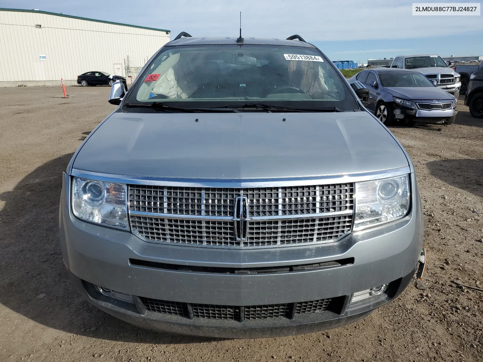 2007 Lincoln Mkx VIN: 2LMDU88C77BJ24827 Lot: 59513884