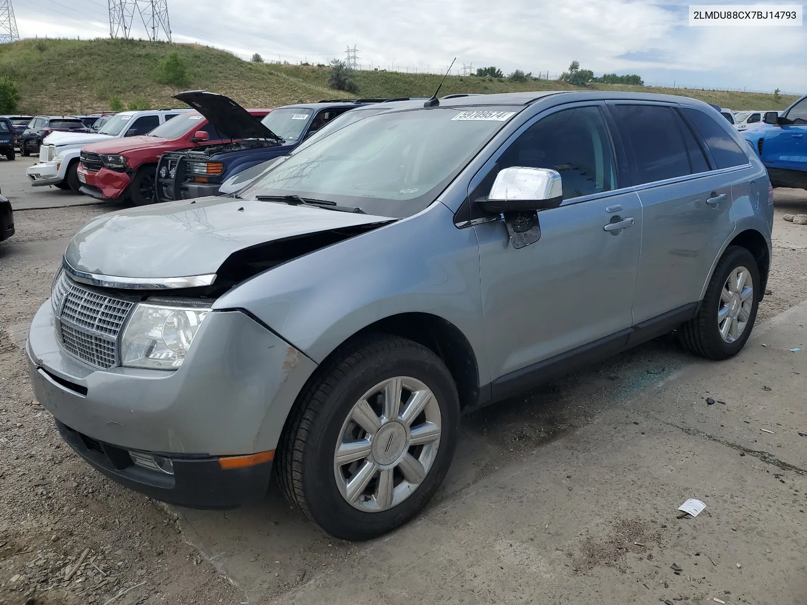 2007 Lincoln Mkx VIN: 2LMDU88CX7BJ14793 Lot: 59709574