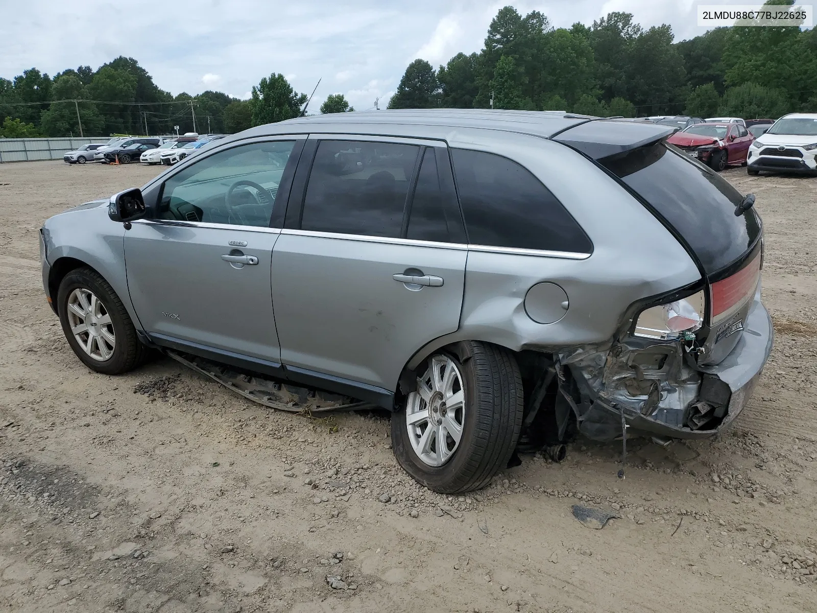 2007 Lincoln Mkx VIN: 2LMDU88C77BJ22625 Lot: 59742354