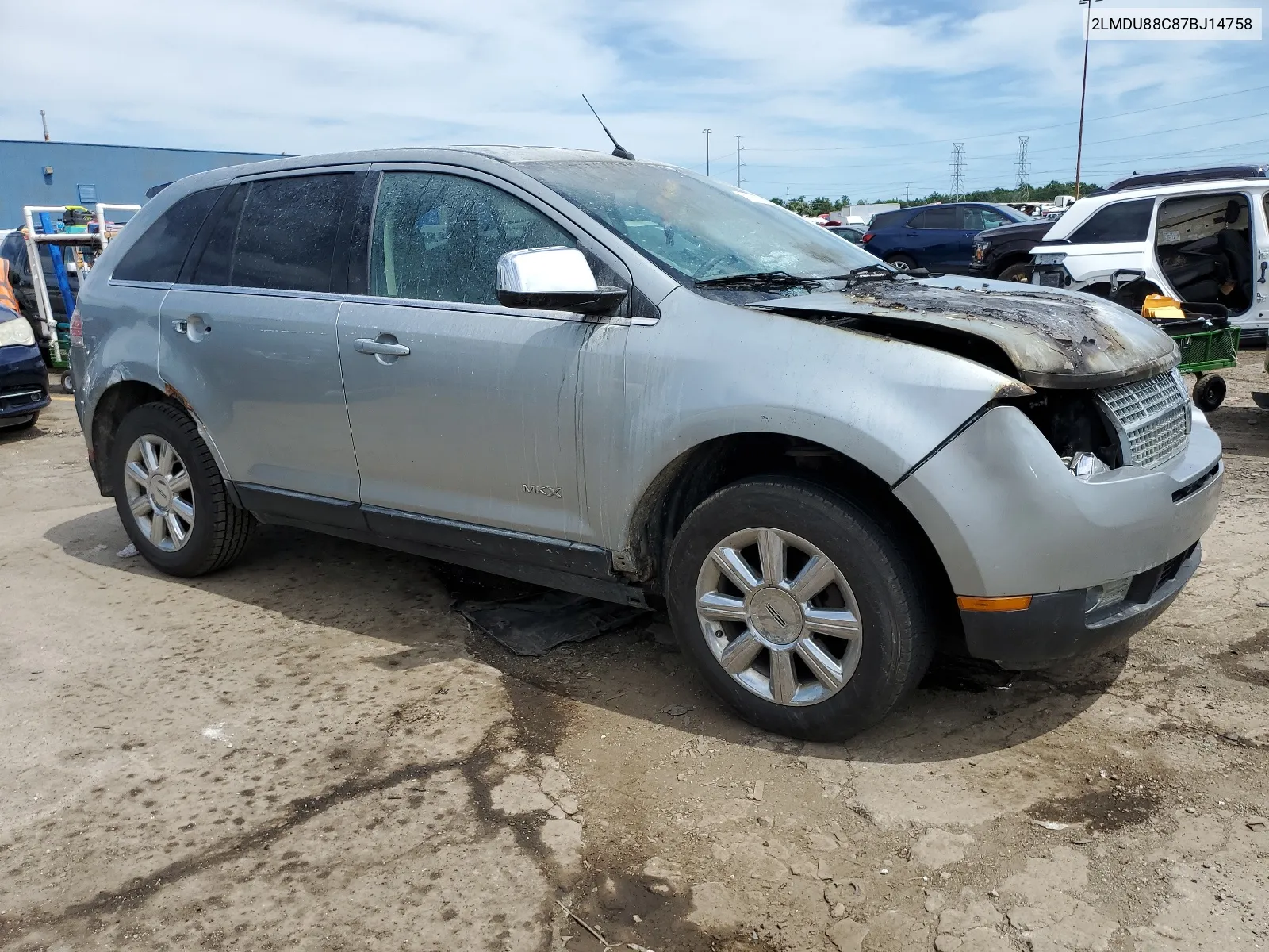 2007 Lincoln Mkx VIN: 2LMDU88C87BJ14758 Lot: 61810764