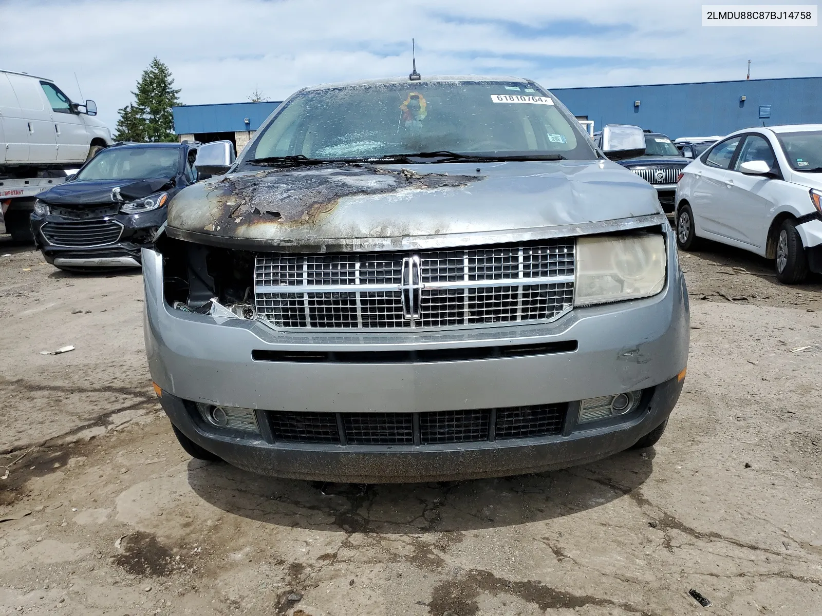 2007 Lincoln Mkx VIN: 2LMDU88C87BJ14758 Lot: 61810764