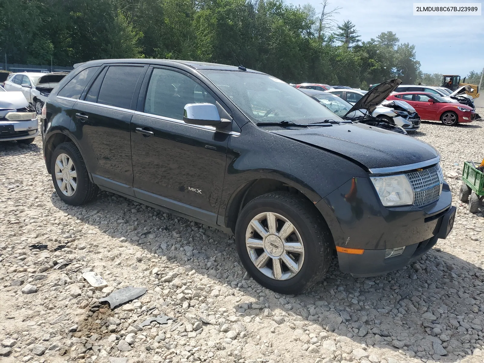 2007 Lincoln Mkx VIN: 2LMDU88C67BJ23989 Lot: 63030194