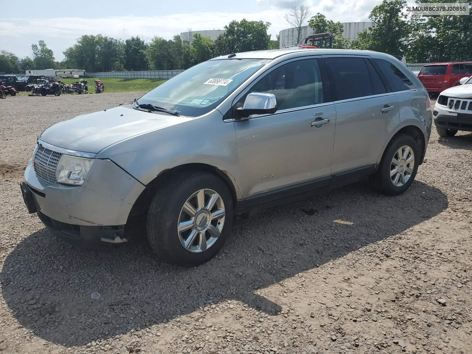 2007 Lincoln Mkx VIN: 2LMDU88C37BJ20855 Lot: 63858774