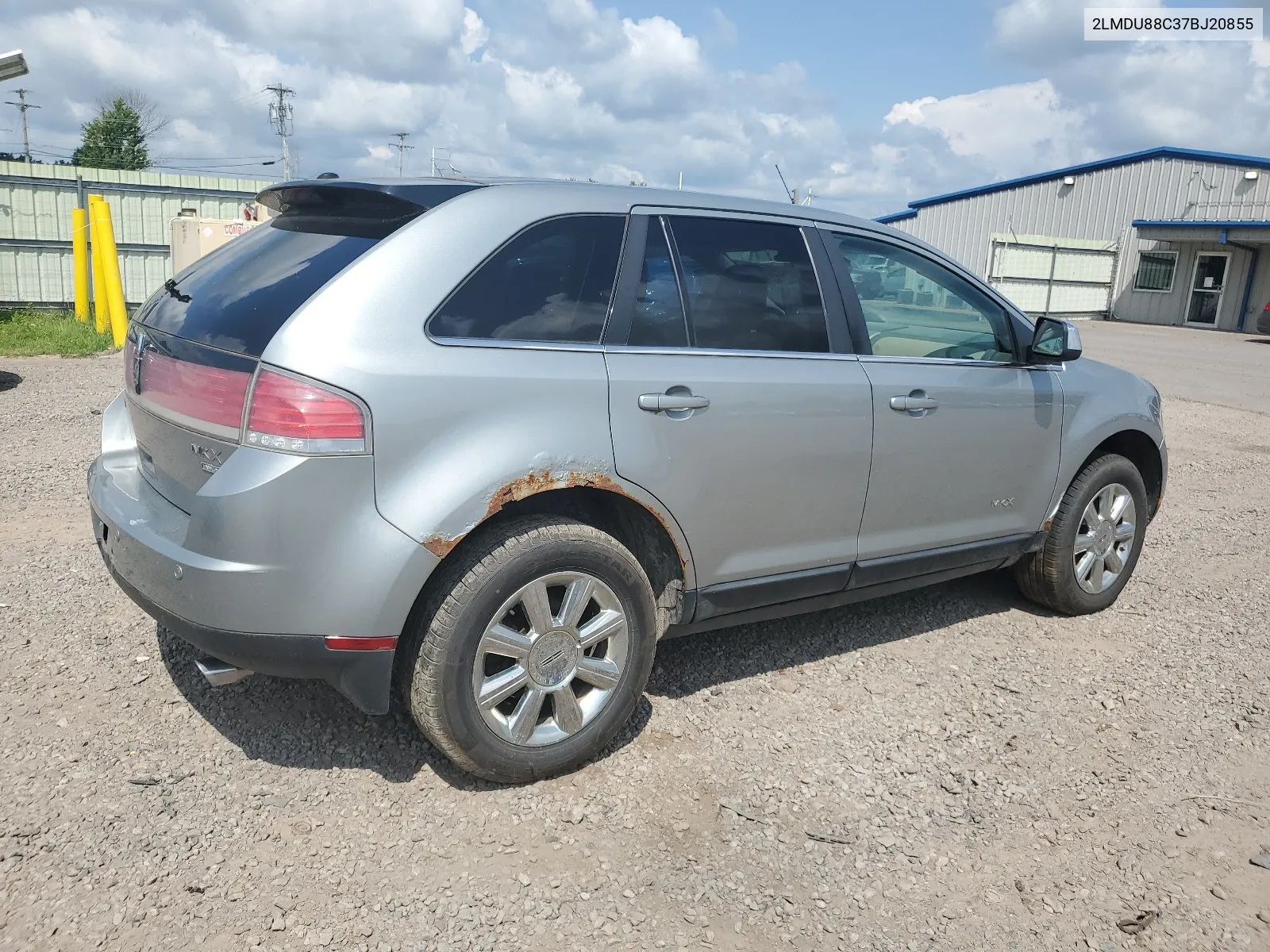 2007 Lincoln Mkx VIN: 2LMDU88C37BJ20855 Lot: 63858774