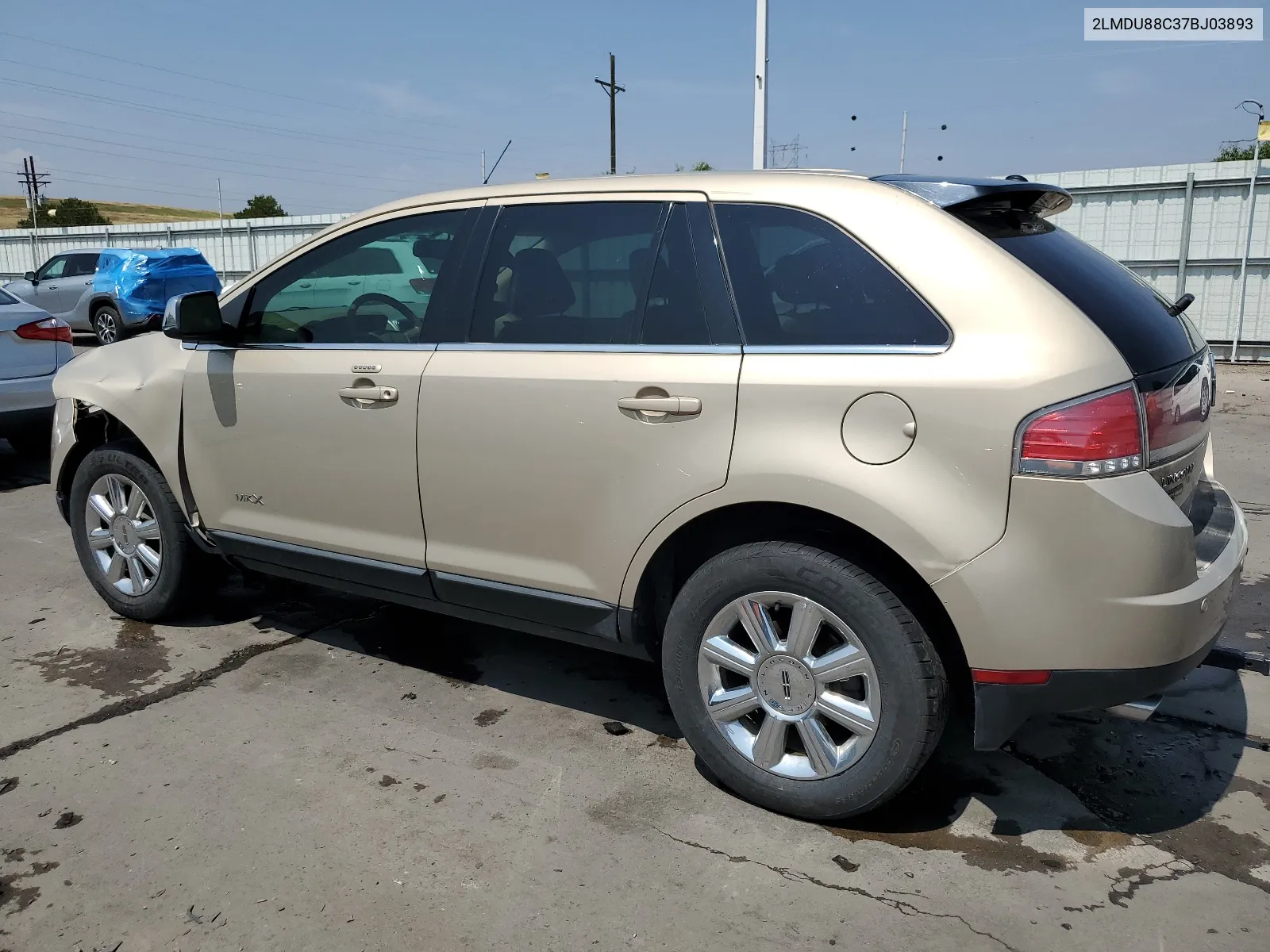 2007 Lincoln Mkx VIN: 2LMDU88C37BJ03893 Lot: 64806694