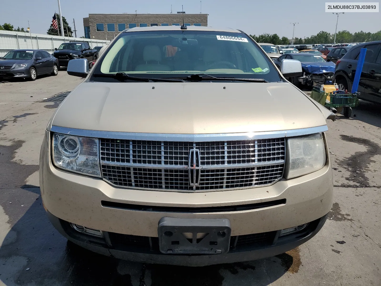 2LMDU88C37BJ03893 2007 Lincoln Mkx