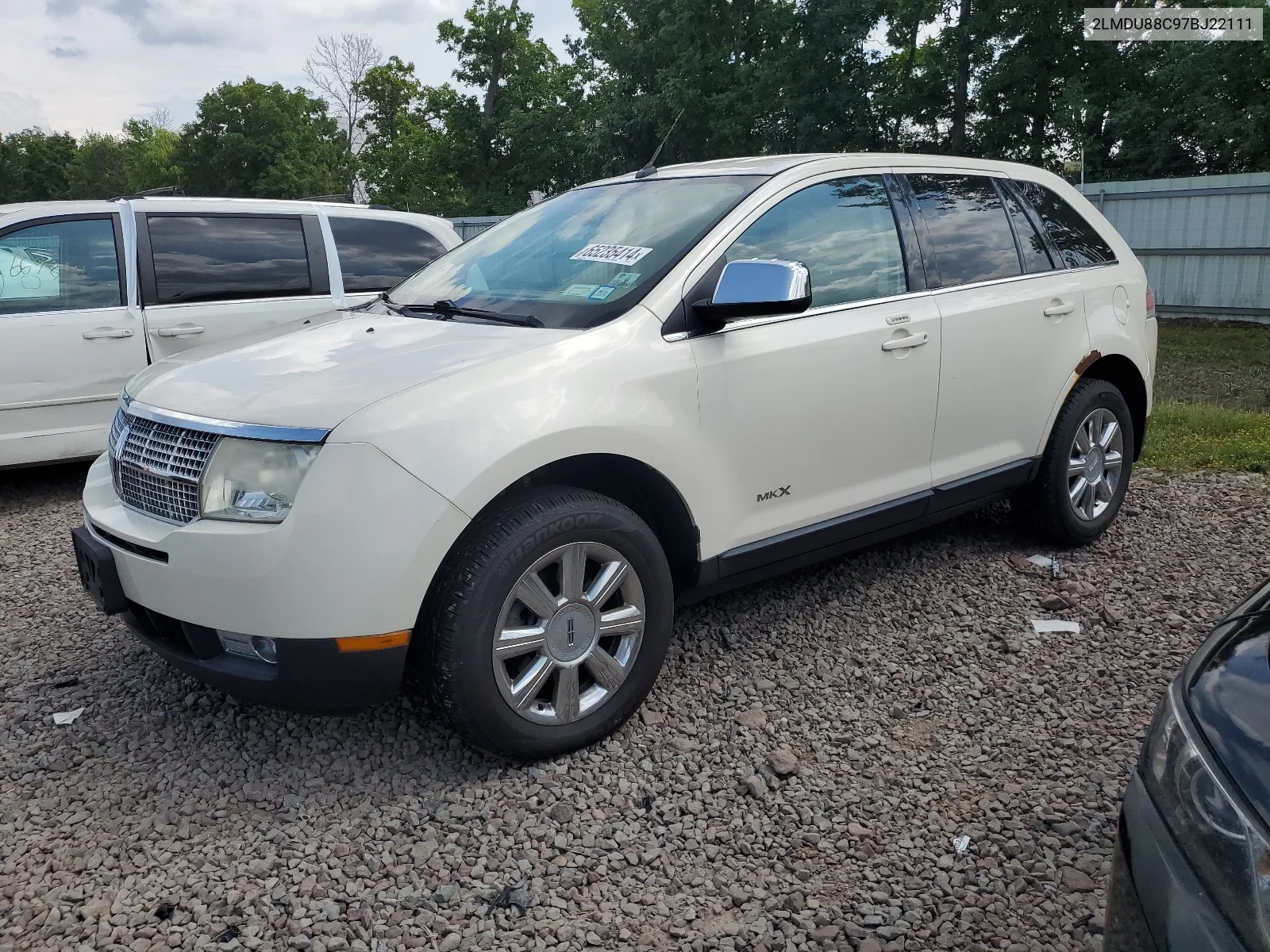 2007 Lincoln Mkx VIN: 2LMDU88C97BJ22111 Lot: 65235414