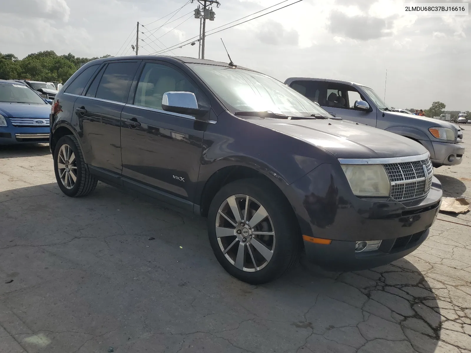 2007 Lincoln Mkx VIN: 2LMDU68C37BJ16616 Lot: 65918064