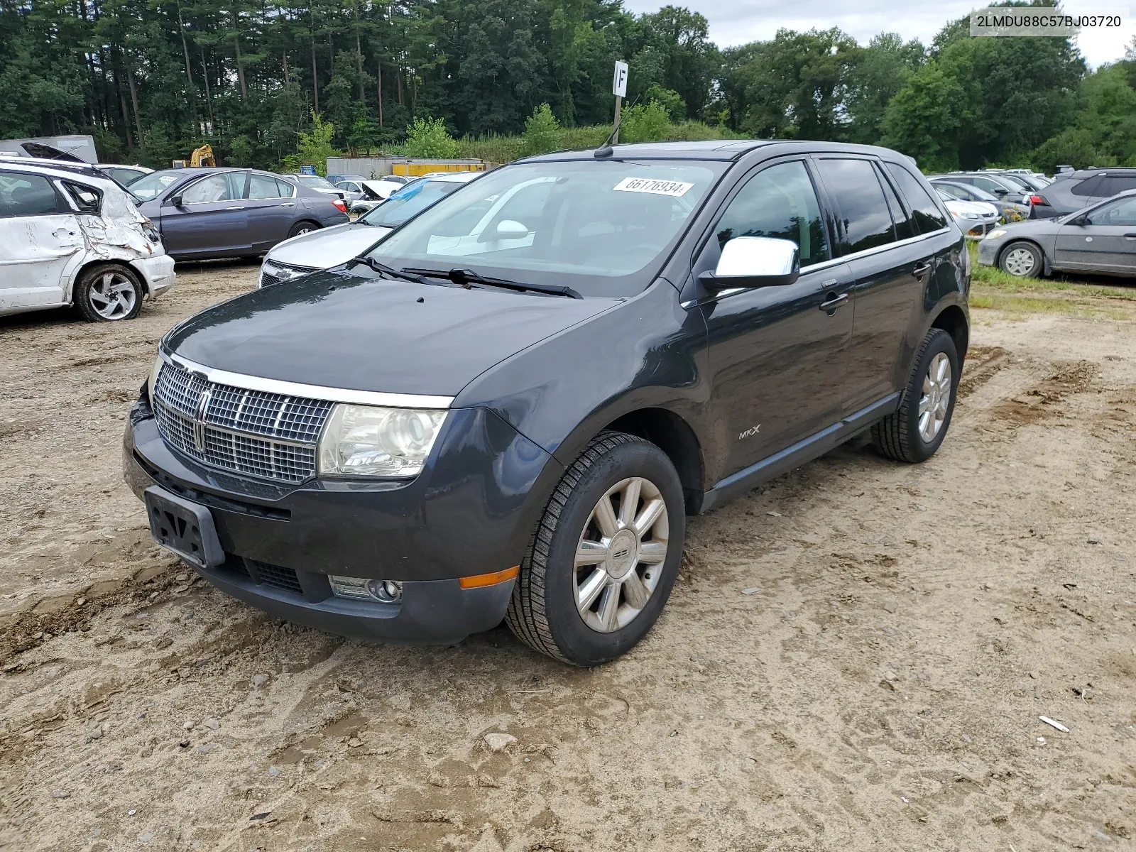 2007 Lincoln Mkx VIN: 2LMDU88C57BJ03720 Lot: 66176934