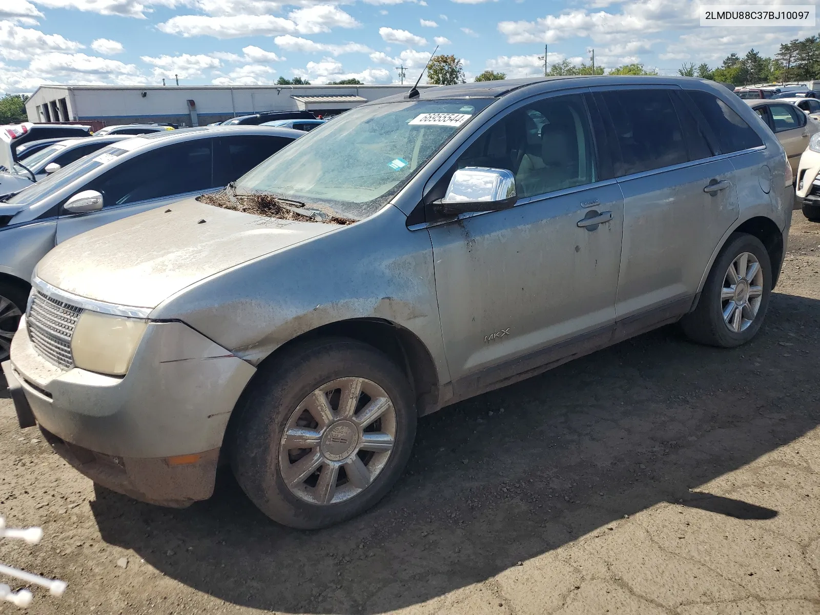 2007 Lincoln Mkx VIN: 2LMDU88C37BJ10097 Lot: 66955544