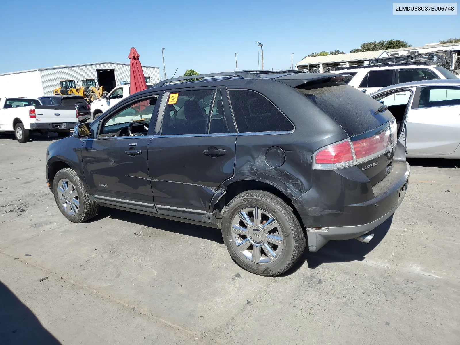 2007 Lincoln Mkx VIN: 2LMDU68C37BJ06748 Lot: 66984884